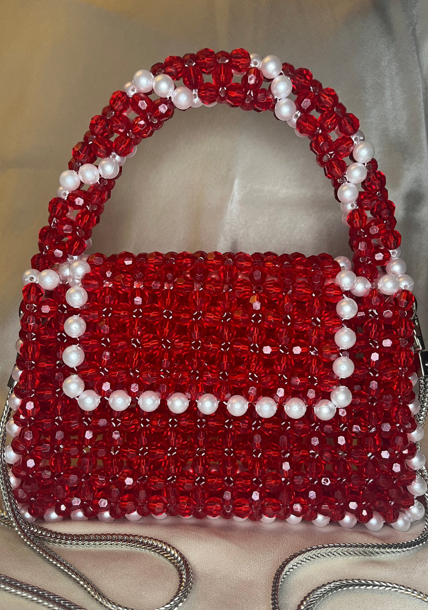 MODEL №11 handmade beaded handbag