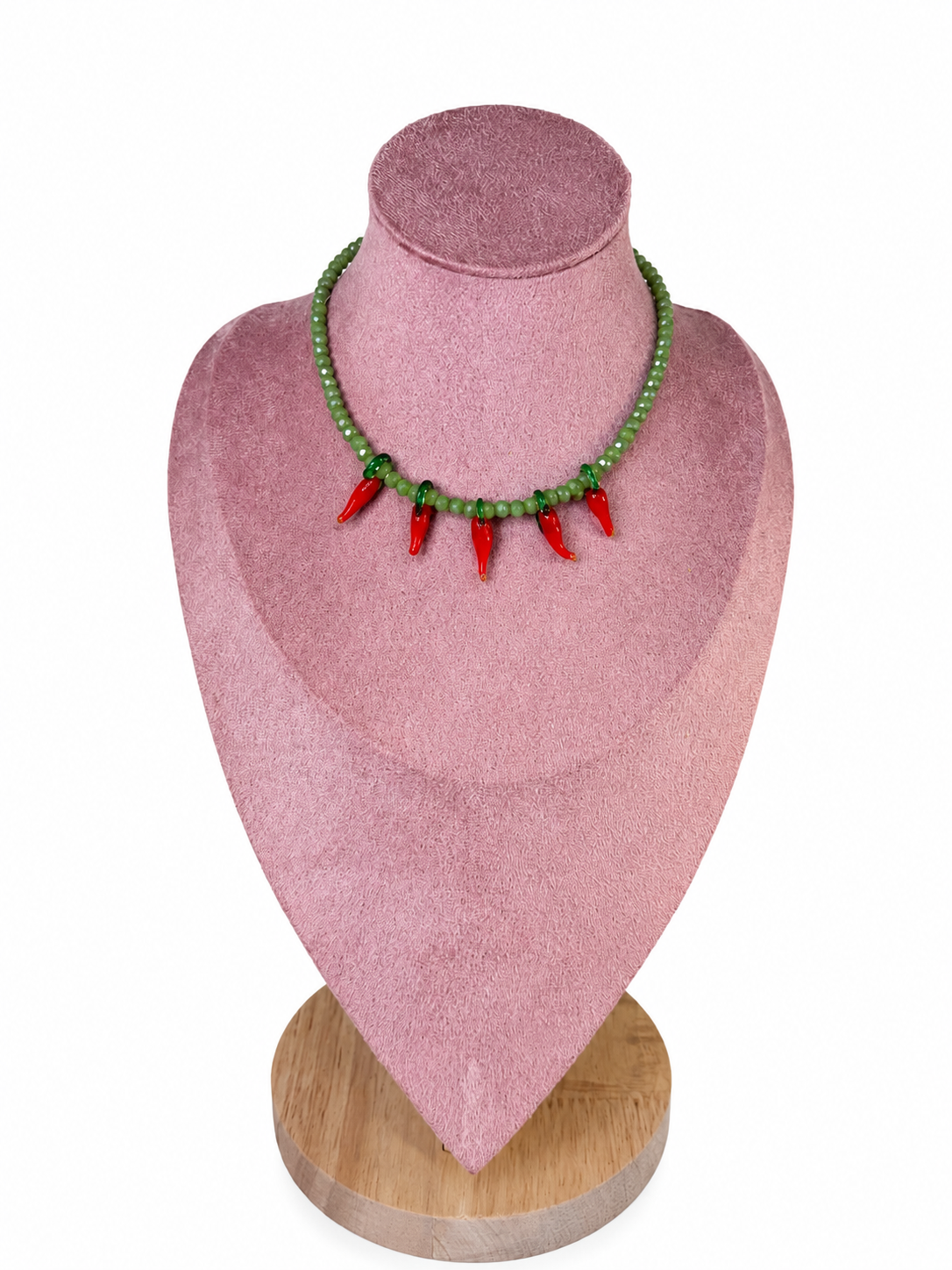 CHILI handmade chili pepper pendants choker