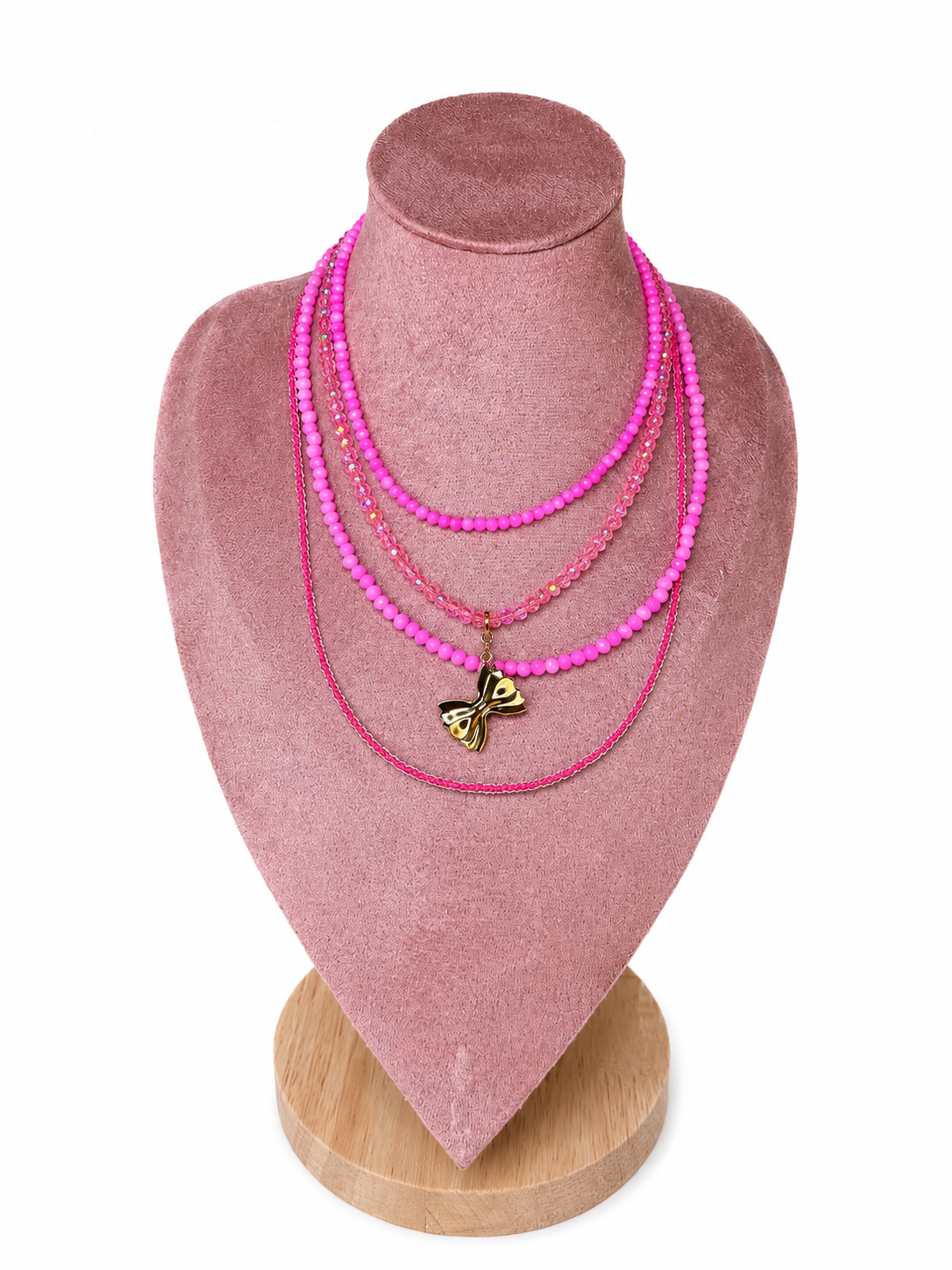DOLCE FARFALLE multilayered handmade necklace