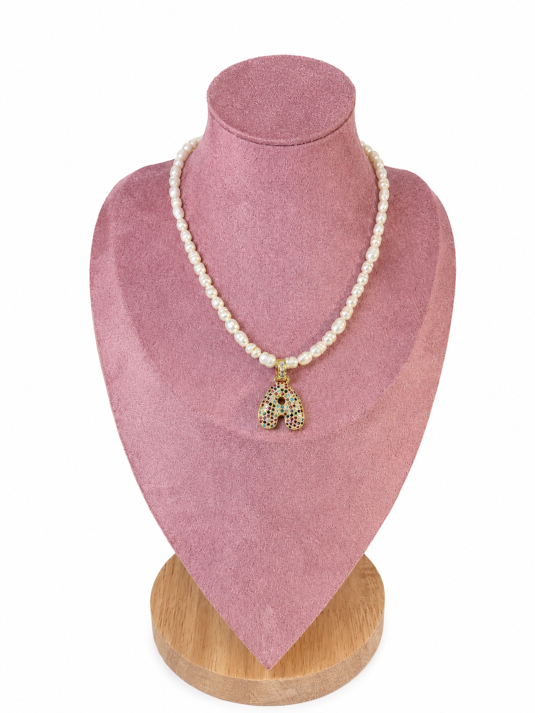 CALL YOUR NAME handmade pearl choker