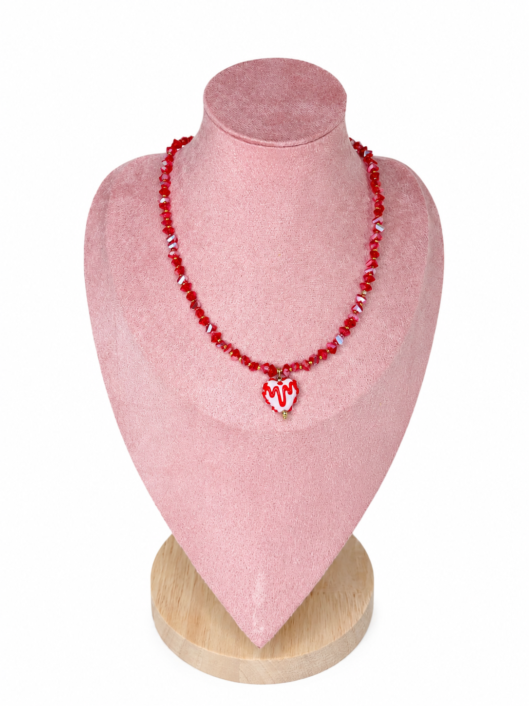 CRIMSON KISS handmade necklace