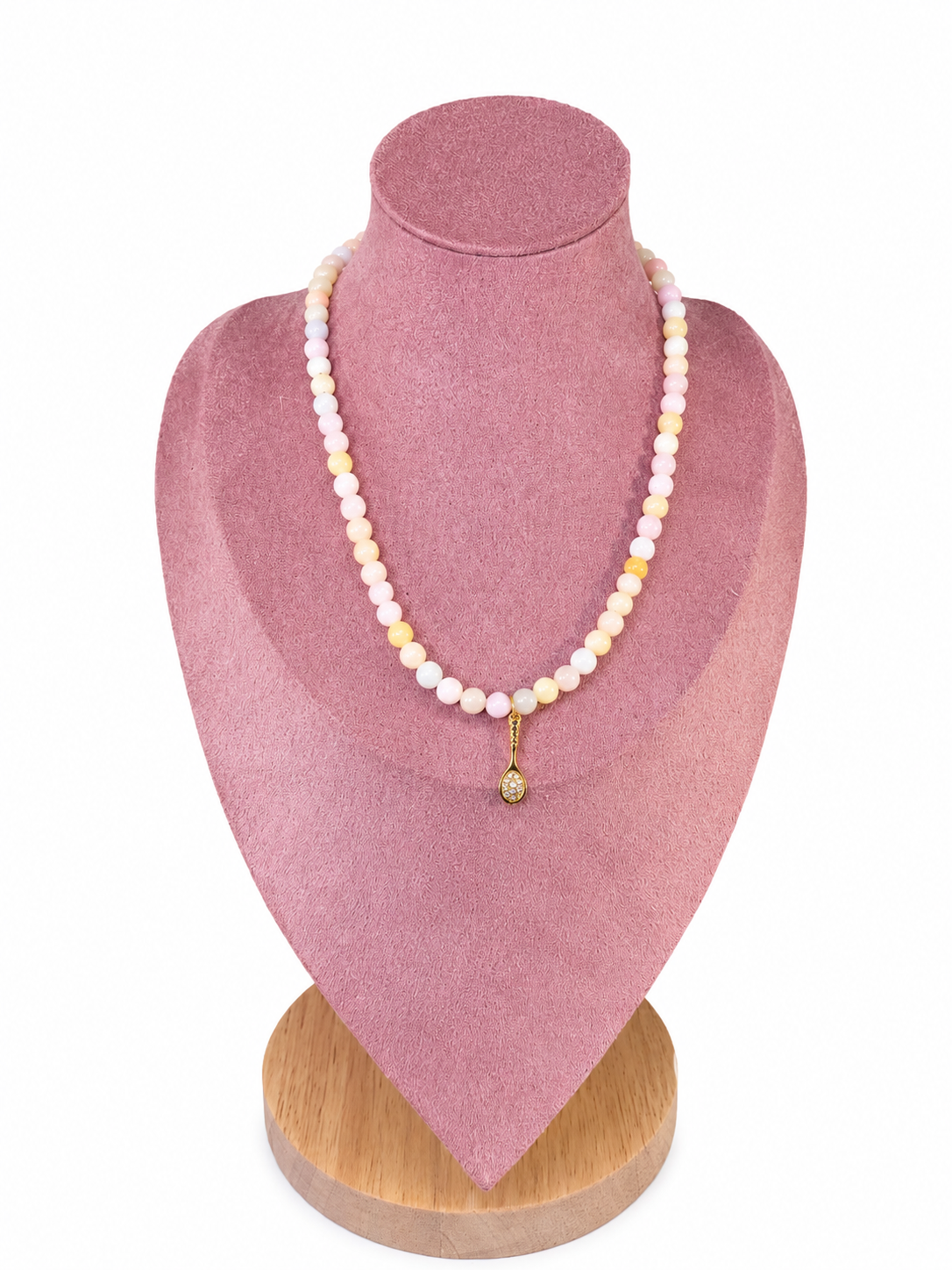 SUGAR SPOON handmade necklace with silver pendant