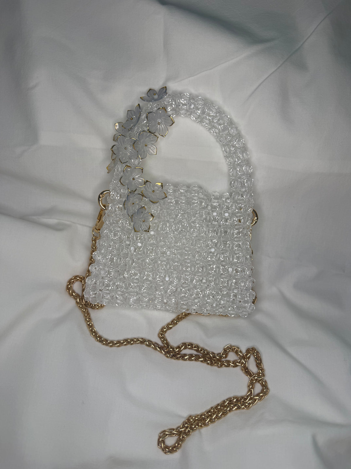 MODEL №25 FLOWERS handmade purse with flowers