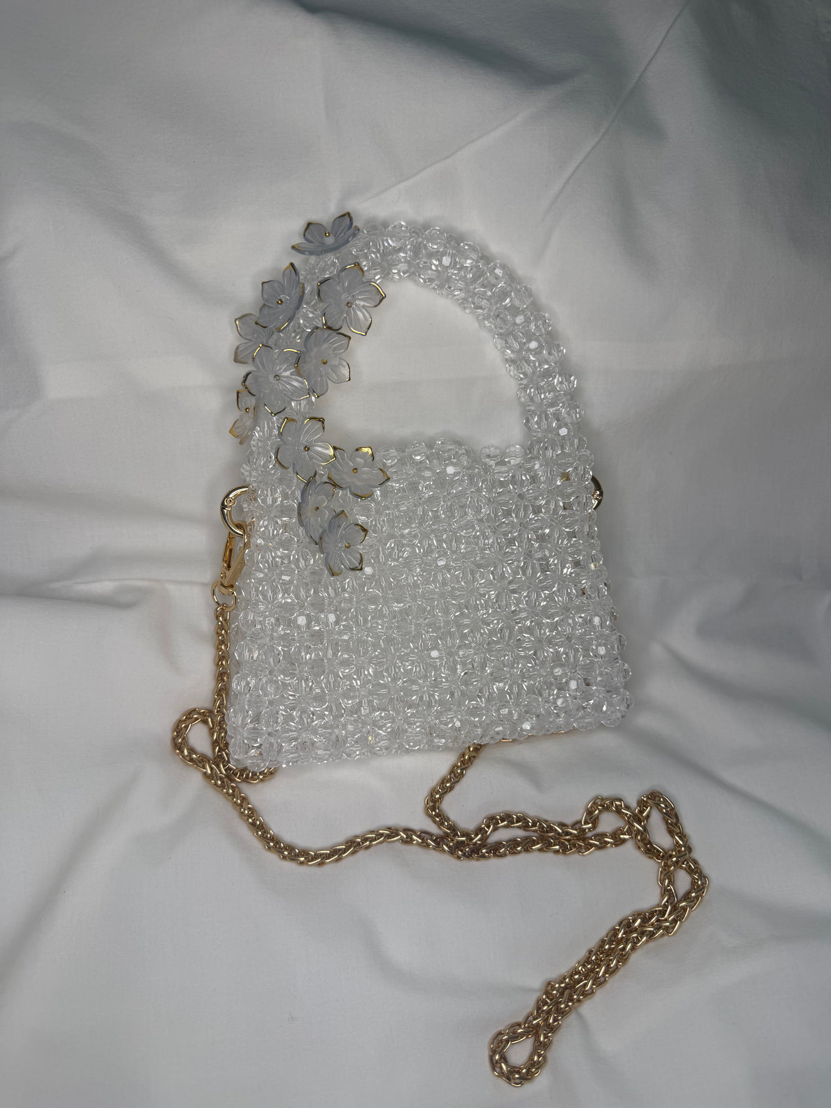 MODEL №25 FLOWERS handmade purse with flowers