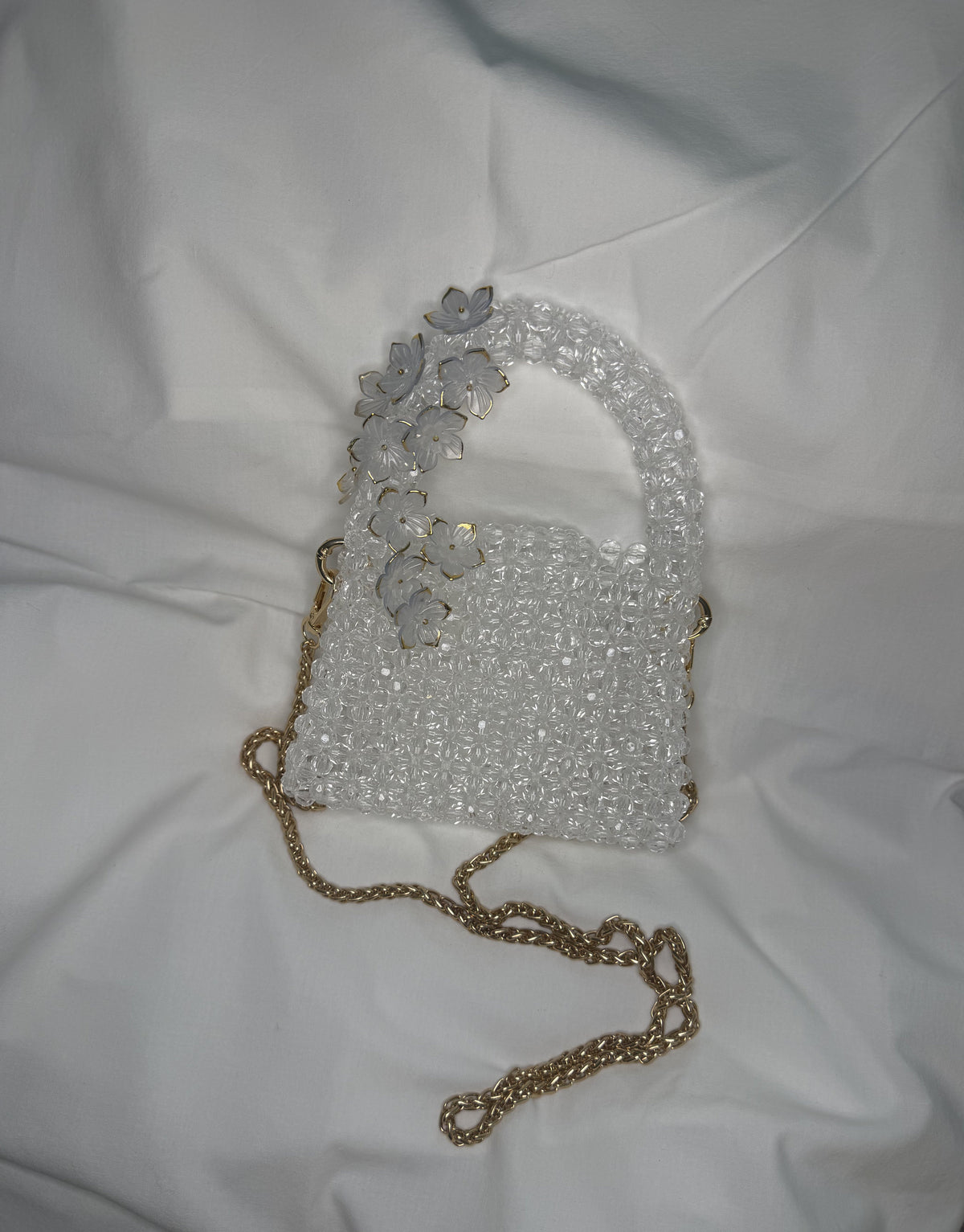 MODEL №25 FLOWERS handmade purse with flowers