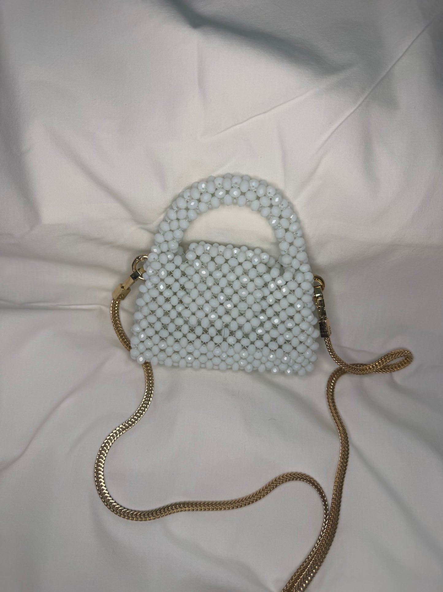 MODEL №4 handmade crystal beads purse