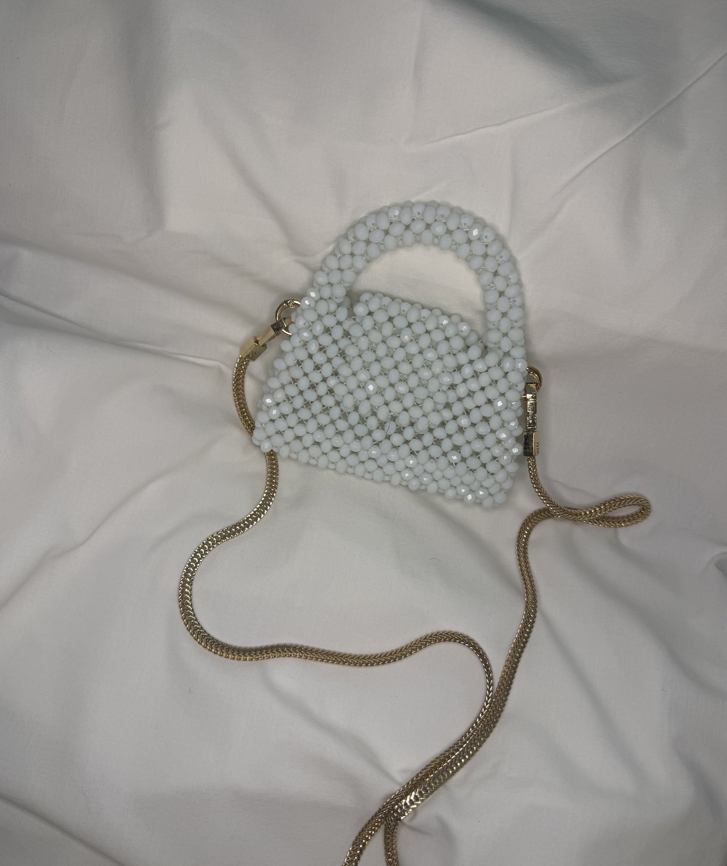 MODEL №4 handmade crystal beads purse
