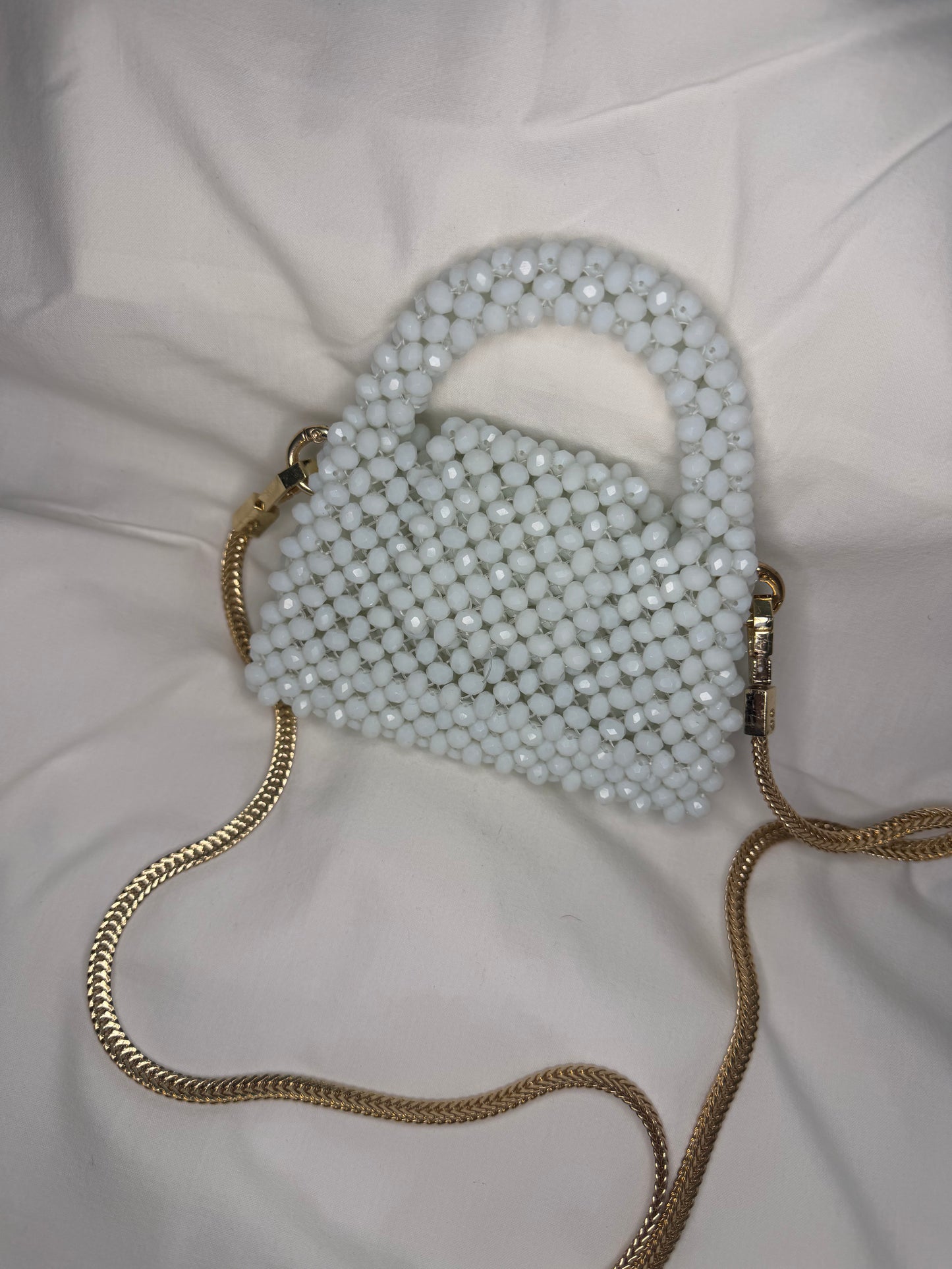 MODEL №4 handmade crystal beads purse