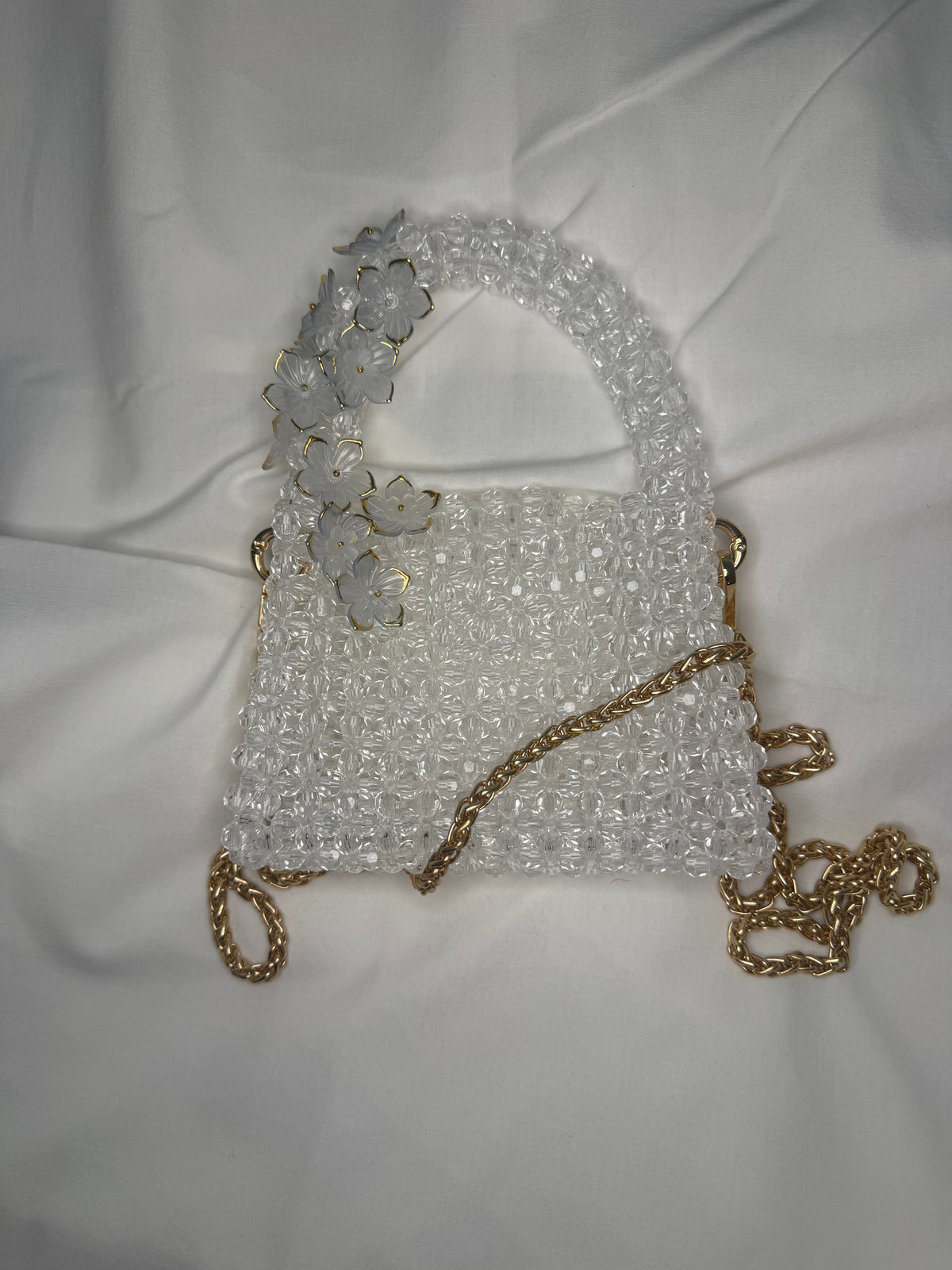 MODEL №25 FLOWERS handmade purse with flowers