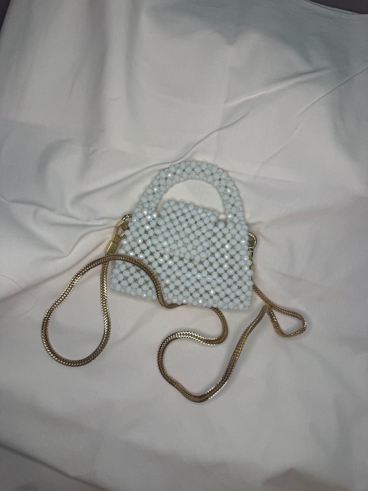MODEL №4 handmade crystal beads purse
