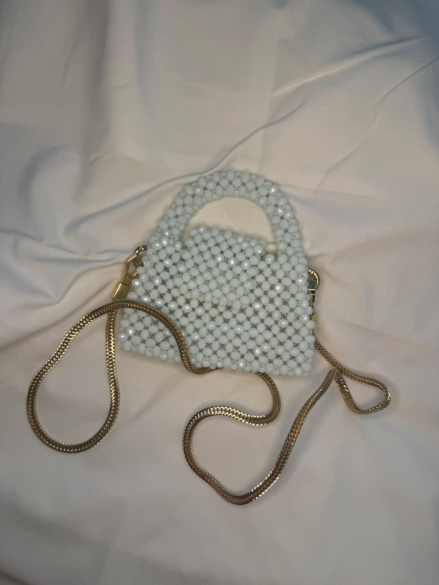 MODEL №4 handmade crystal beads purse