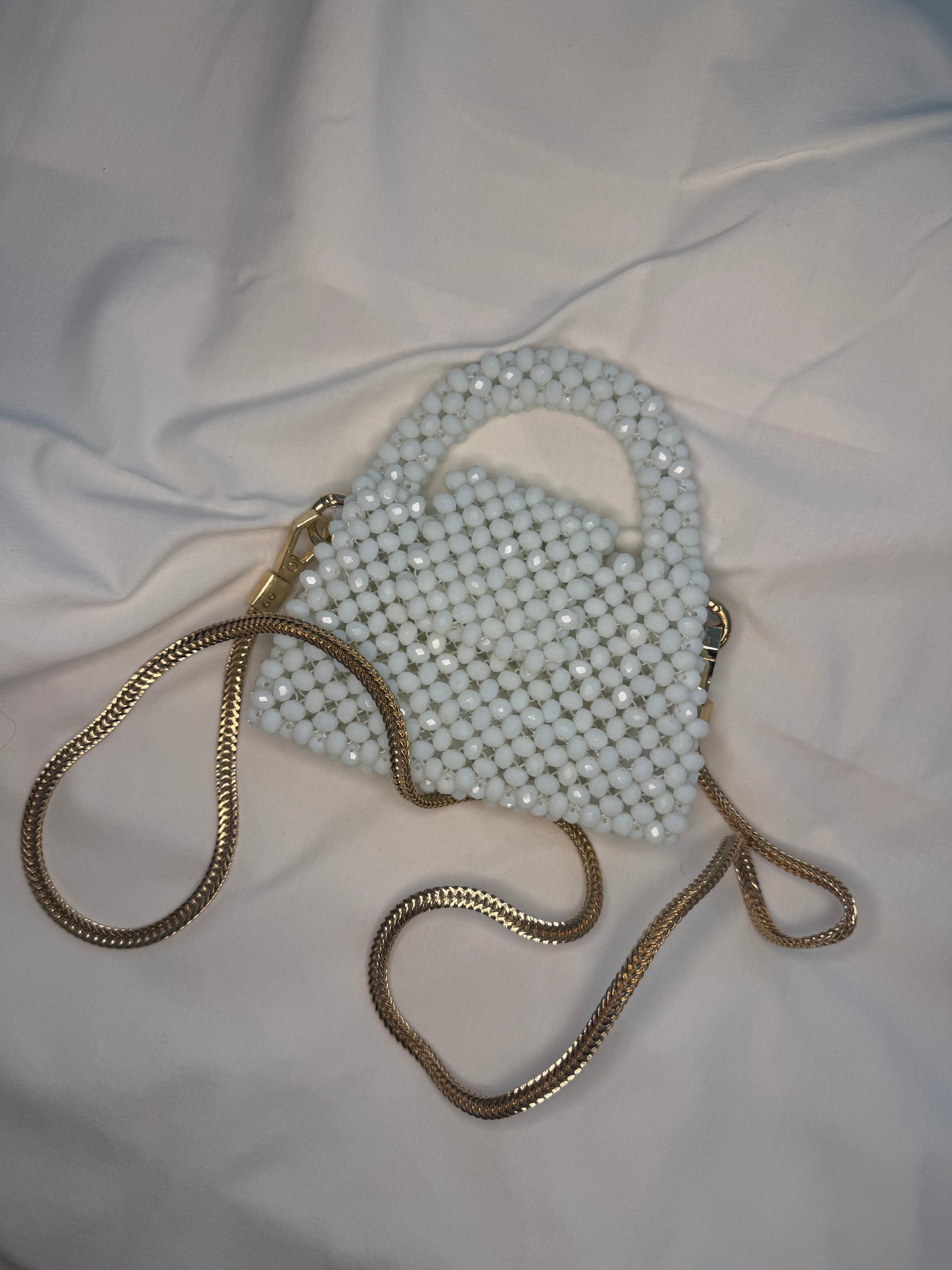 MODEL №4 handmade crystal beads purse