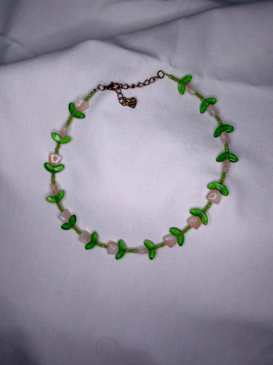 TULIPS handmade choker