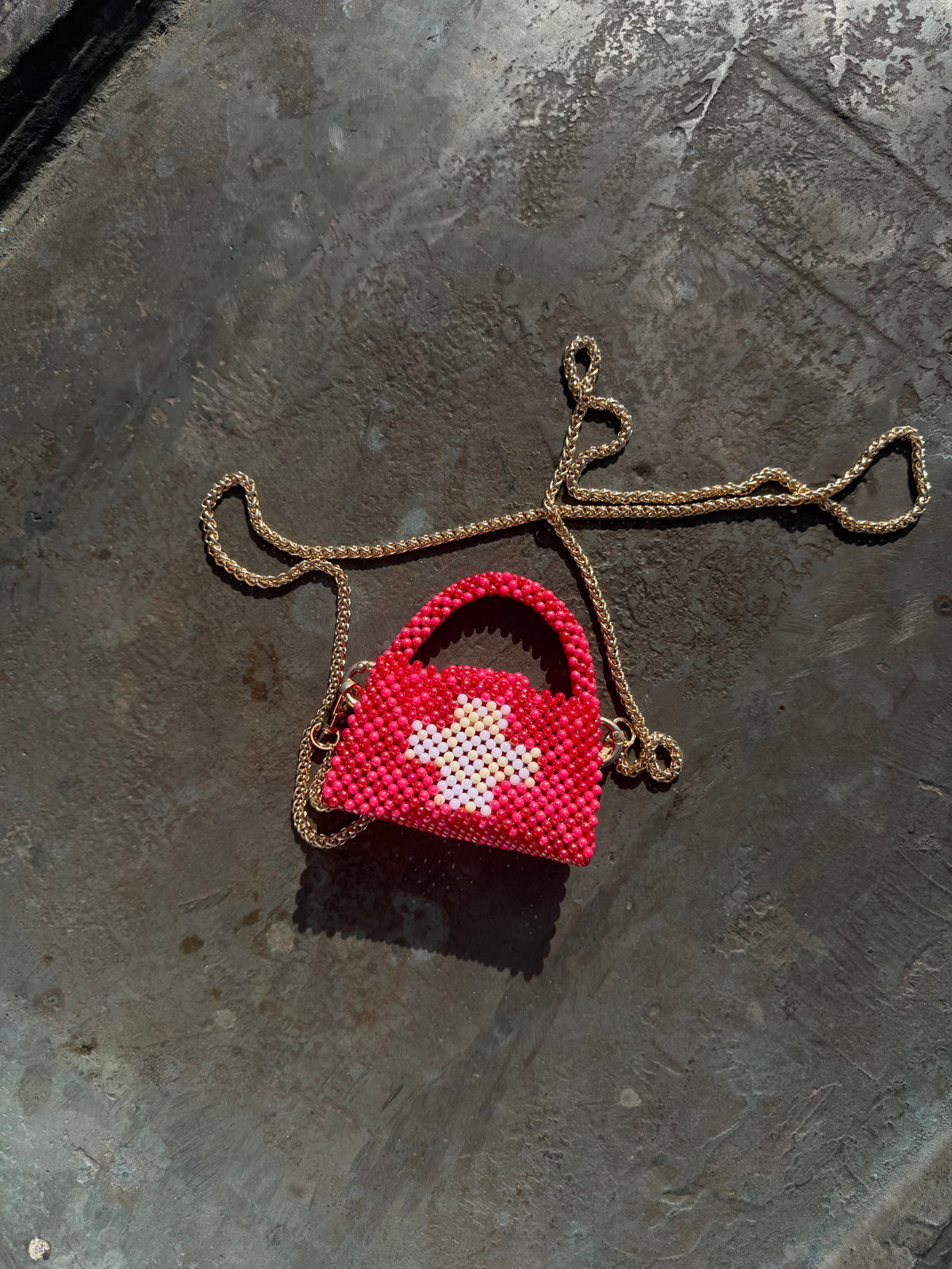 MODEL №27 SWISS FLAG handmade nano purse