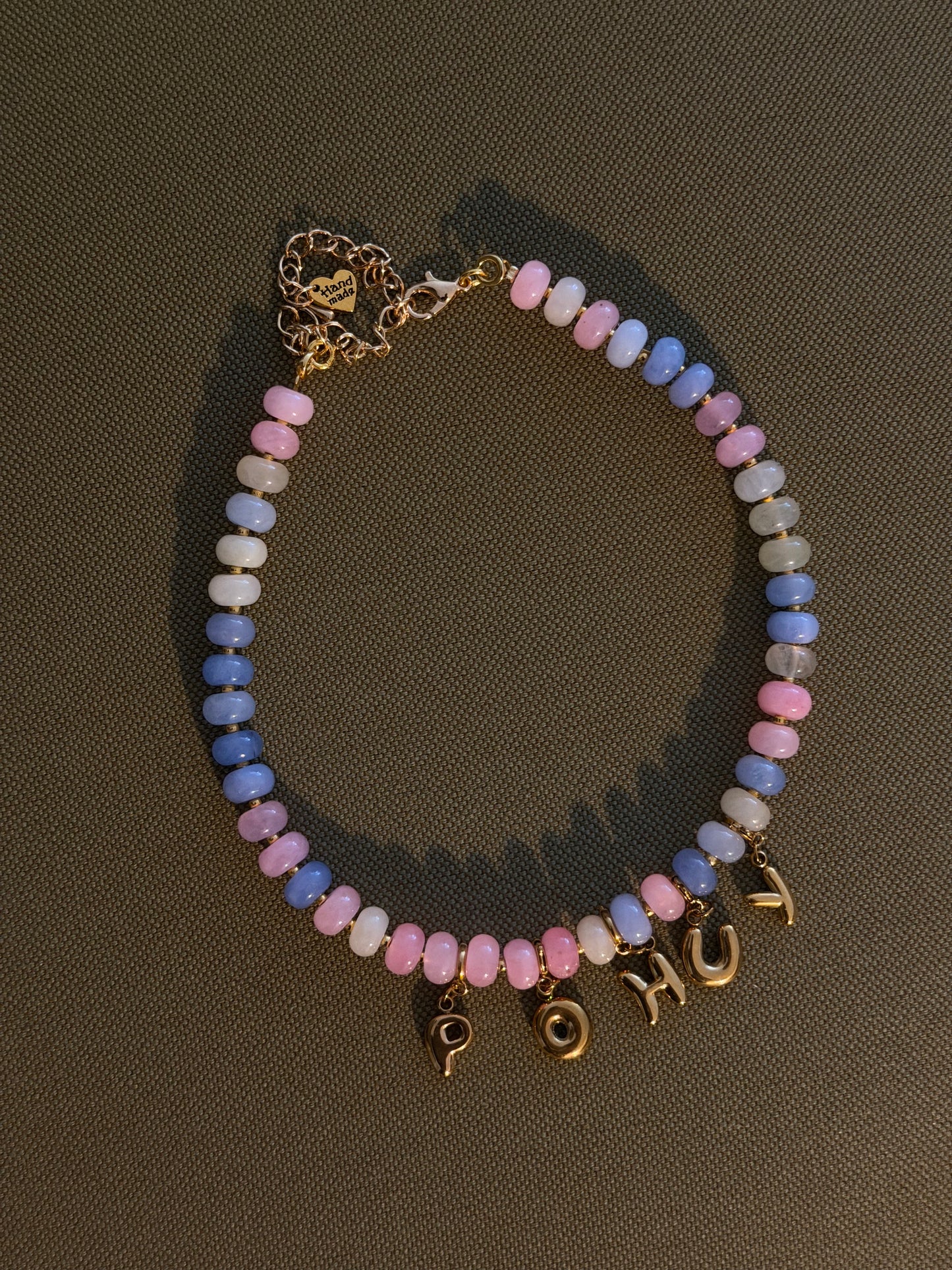 CUTE AS HELL handmade choker with pendants