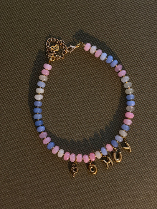 CUTE AS HELL handmade choker with pendants